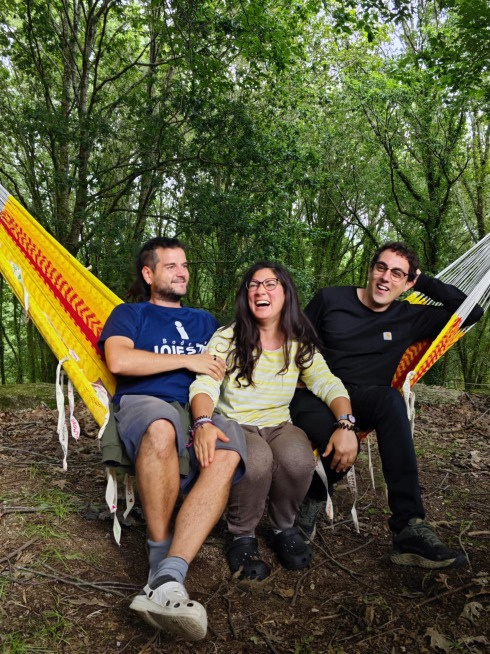 Agus, Afri and Nacho — Rural Hackers team